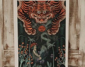Artistic Print: Magic Tiger, A2