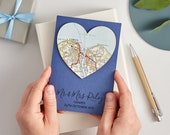 45th Sapphire Wedding Anniversary Blue Greetings Card - Card For A Couple- Luxury Card For Wife Or Husband