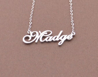 Name necklace-unique Nameplate Necklace-anniversary gifts for my wife-christmas gifts for teens