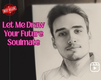 As SEEN ON TV - I Will Draw & Describe Your Future Soulmate Psychic Reading Sketch by The Psychic Being