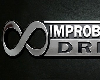 The Hitchhiker's Guide to the Galaxy "Infinite Improbability Drive" Car Emblem